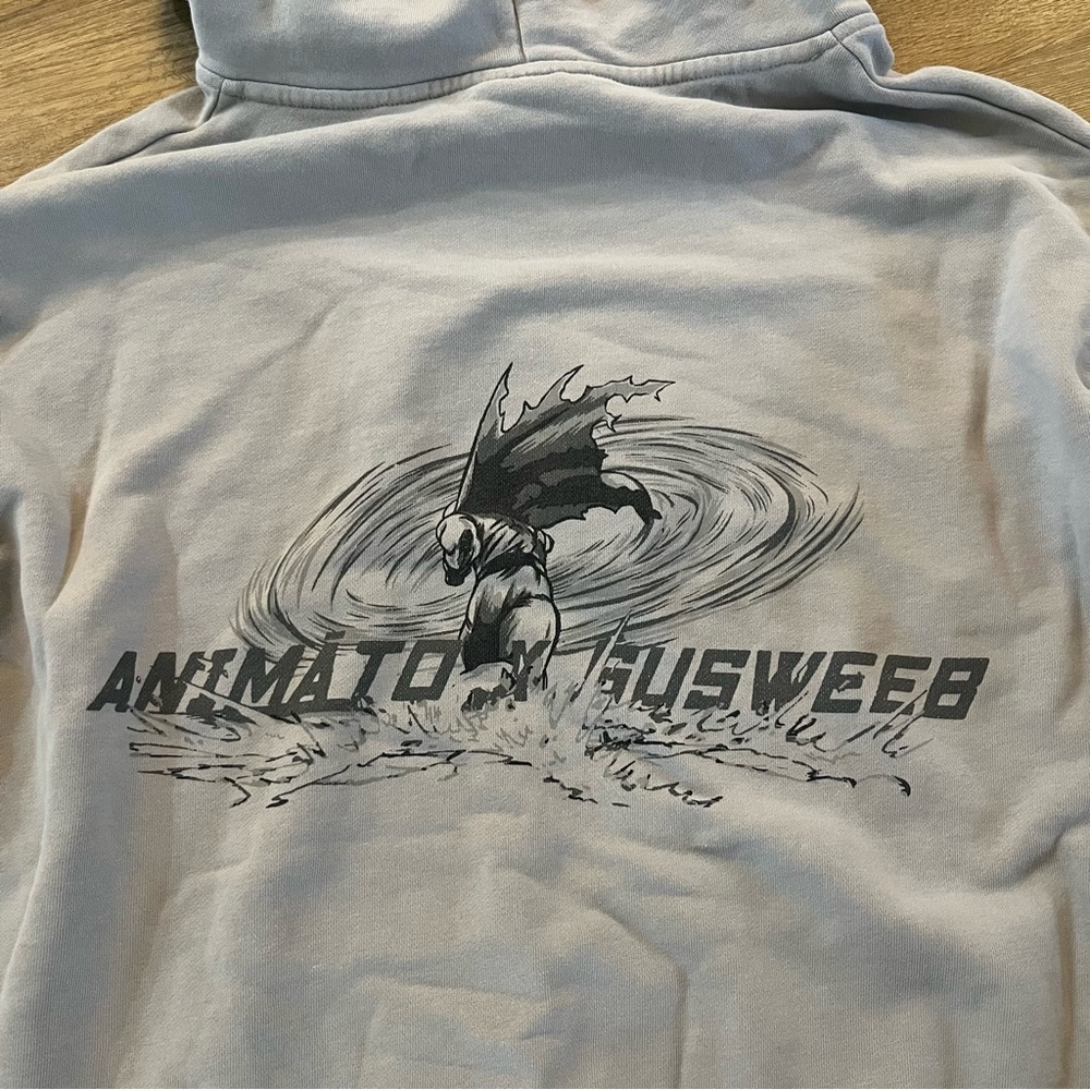 Rare Animato x Susweeb Saitama One Punch Man Anime Manga Hoodie Sweatshirt - Picture 8 of 9
